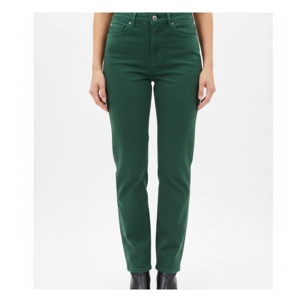 PacSun Dark Green Corduroy Dad‎ Jeans Size 29 Button Fly Woman